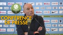 Conférence de presse Paris FC - Havre AC (1-0) : René GIRARD (PFC) - Paul LE GUEN (HAC) - 2019/2020