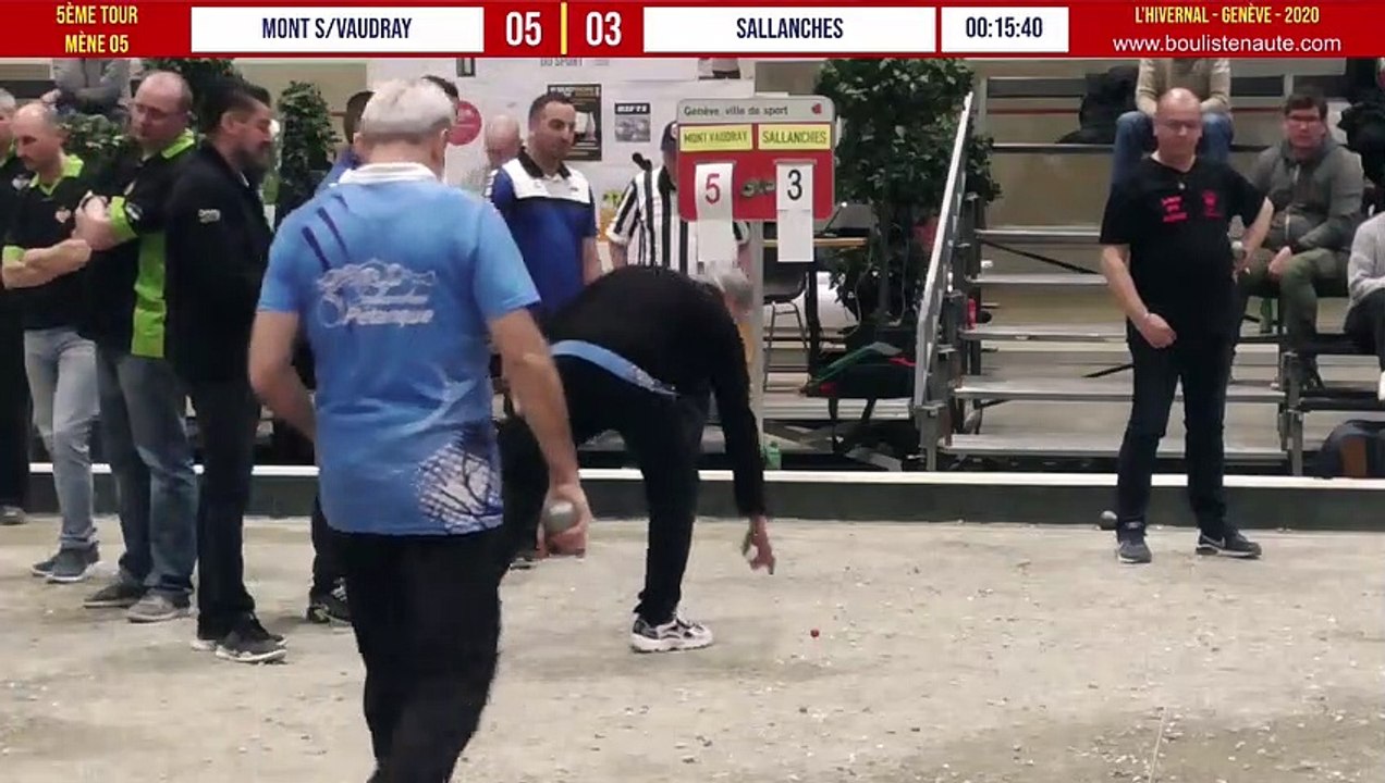 Mont-sous-Vaudrey VS Sallanches 5ème tour : L'Hivernal Pétanque by « La Genevoise » 2020