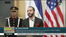 Militariza pdte. salvadoreño inmediaciones del parlamento