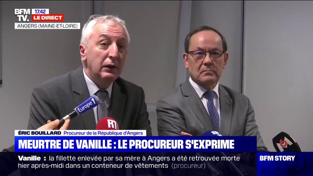 Mort de Vanille: pour le procureur de la République d'Angers, aucun signe ne nous permettait de penser que ce passage a l'acte était envisagé par la maman