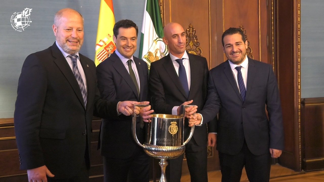 Moreno recibe a Rubiales en el Palacio de San Telmo
