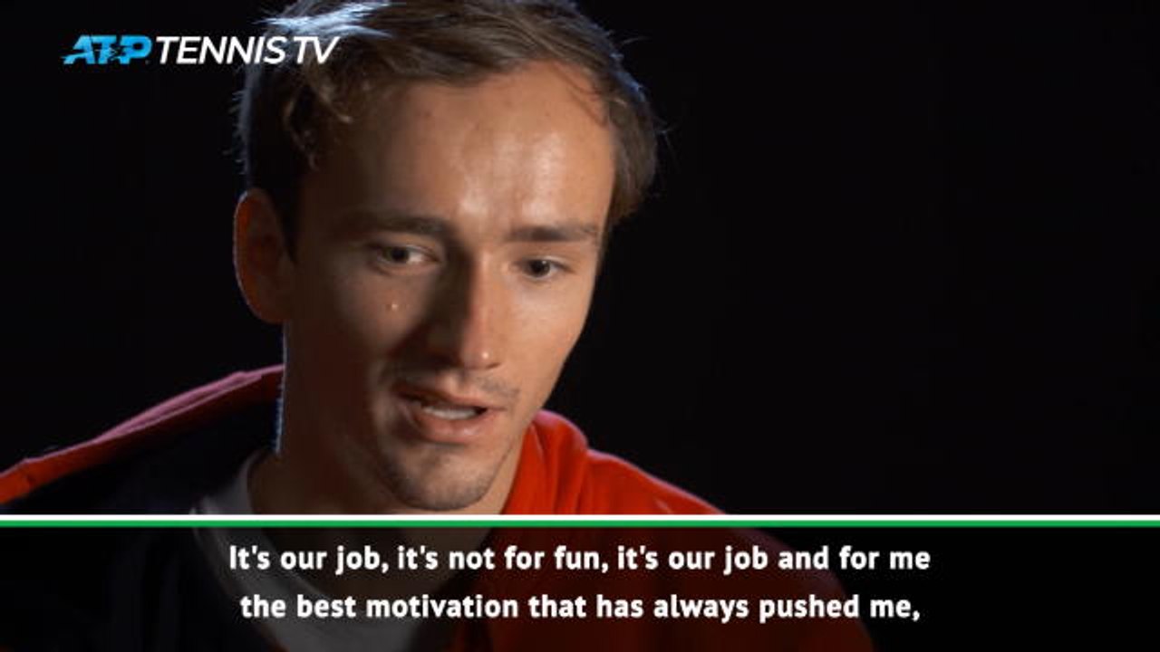 'I push myself to win tournaments' - Medvedev