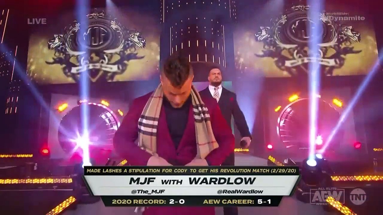 MJF & Cody 10 Lashes stipulation