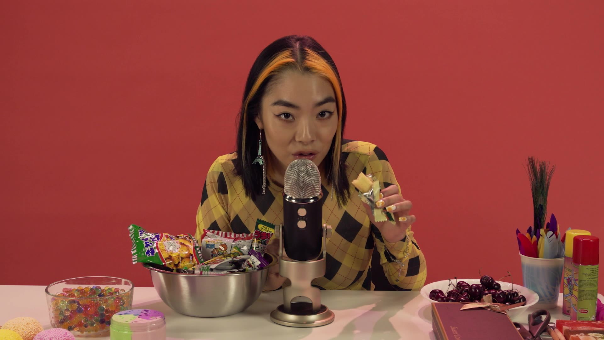 ⁣Rina Sawayama Does ASMR with Japanese Candy, Shares Process Behind Her Music