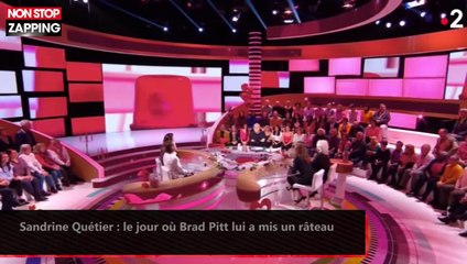 Sandrine Quétier : le jour où Brad Pitt lui a mis un râteau (Vidéo)