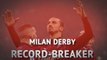 Zlatan breaks more records in Milan derby defeat