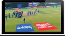 U19 World Cup Final - Bangladeshi misbehaving with Indian after winning