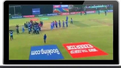 U19 World Cup Final - Bangladeshi misbehaving with Indian after winning