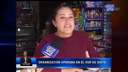 Banda de delincuentes fue desarticulada en Quito