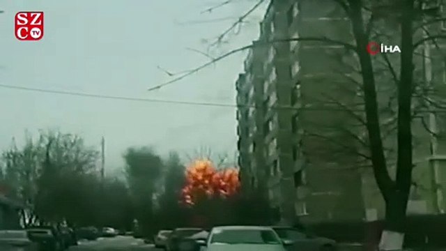 Trafo bomba gibi patladı