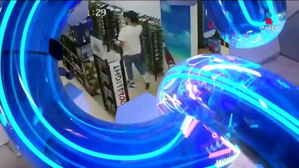 Intenta rescatar a cervezas de un temblor