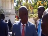 Jovenel Moïse prezidan repiblik la vizite teren ki pral konstwi Lise Jean-Jacques Dessalines la.