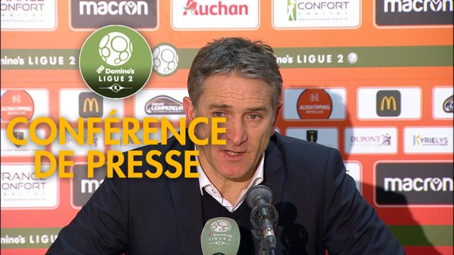 Conférence de presse RC Lens - Grenoble Foot 38 (0-0) : Philippe MONTANIER (RCL) - Philippe HINSCHBERGER (GF38) - 2019/2020