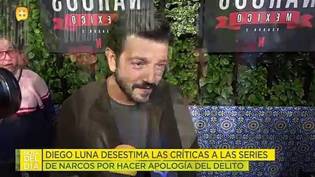 ¡Diego Luna defiende su trabajo en las series de narcos! | Ventaneando