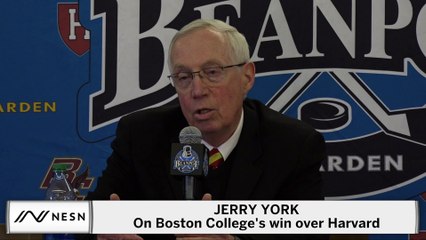 Jerry York On Boston College's Consolation Beanpot Win Over Harvard