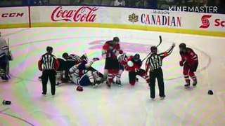 BIG! Hockey Braw Binghamton Devils and the Toronto Marlies