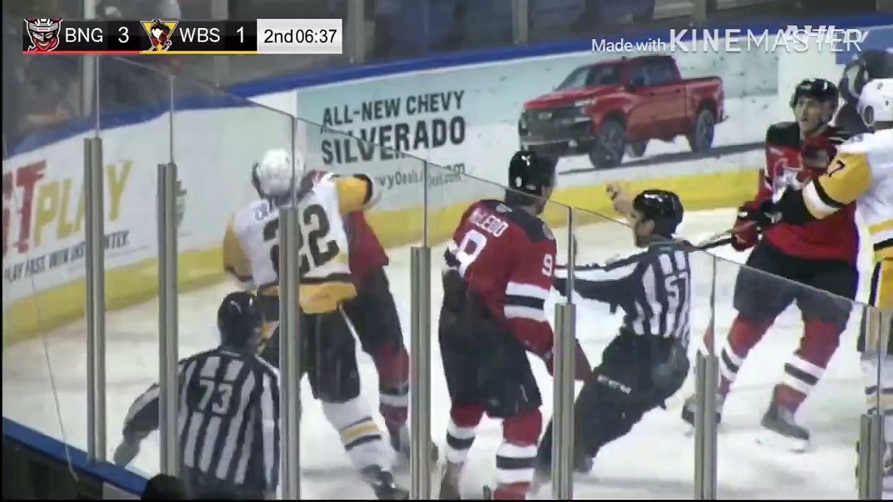 Bloody hockey fight!!