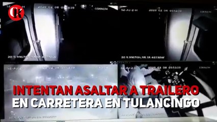 Intentan asaltar a trailero en carretera en Tulancingo