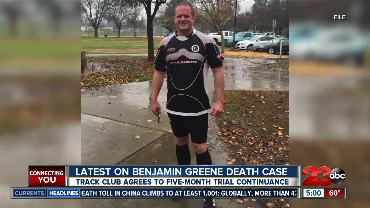 Benjamin Greene death lawsuit continuance