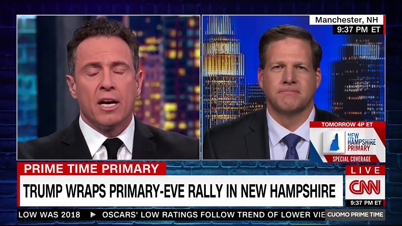 New Hampshire Gov. Chris Sununu goes down in flames
