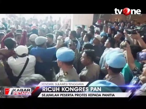 Kongres PAN di Kendari Ricuh