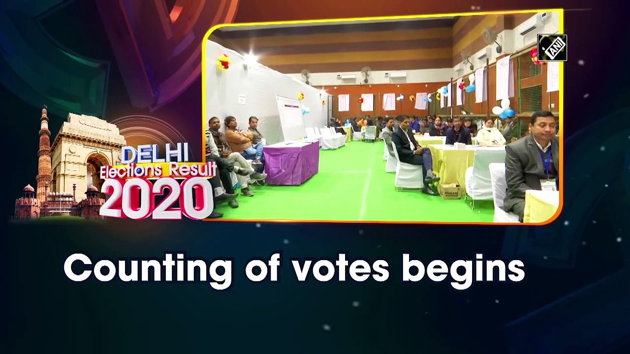 Delhi election results - வாக்கு எண்ணிக்கை தொடங்கியது - வீடியோ