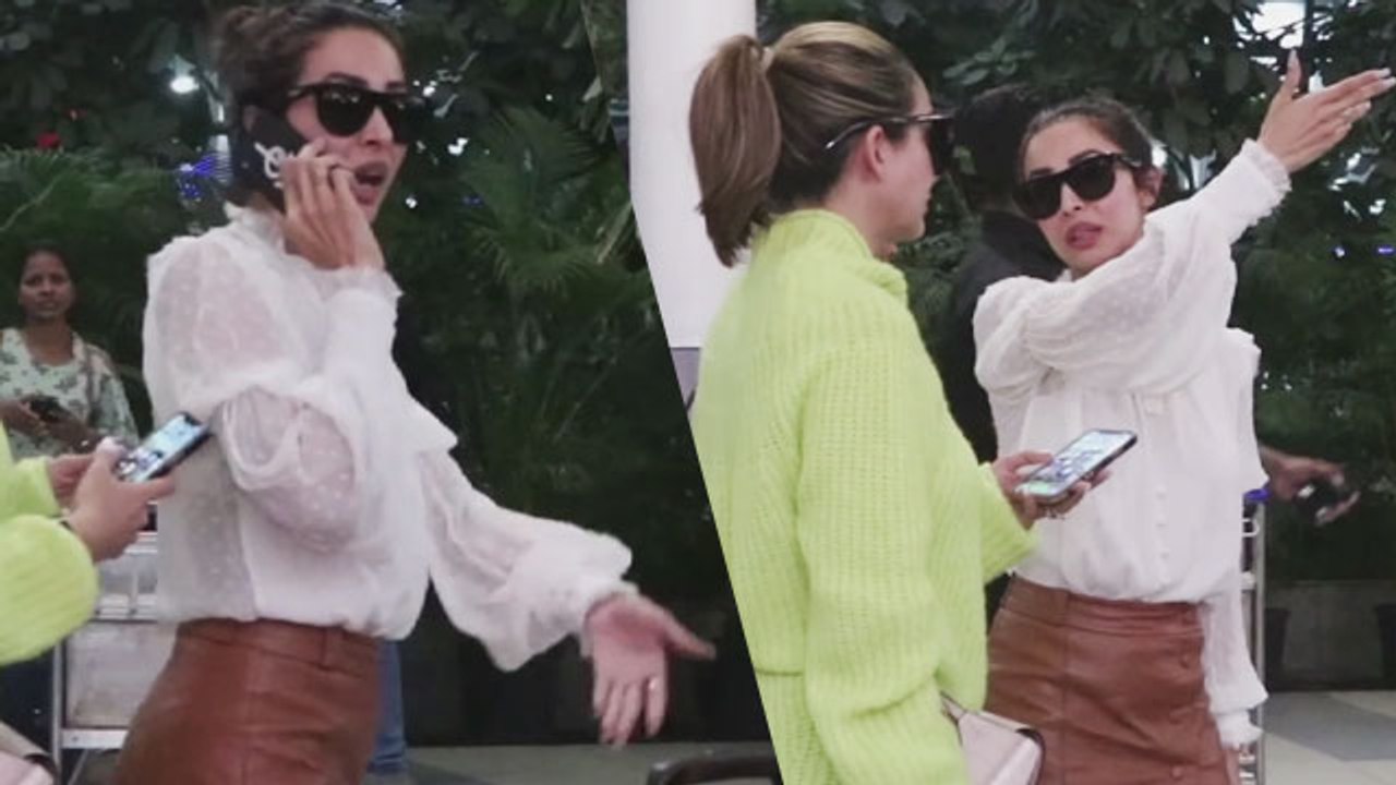 Caught: Malaika Arora Gets Angry On Her Driver