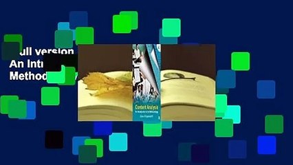 Full version  Content Analysis: An Introduction to Its Methodology  For Online