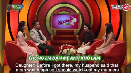 The daughter argues withe mother that the mother surrenders