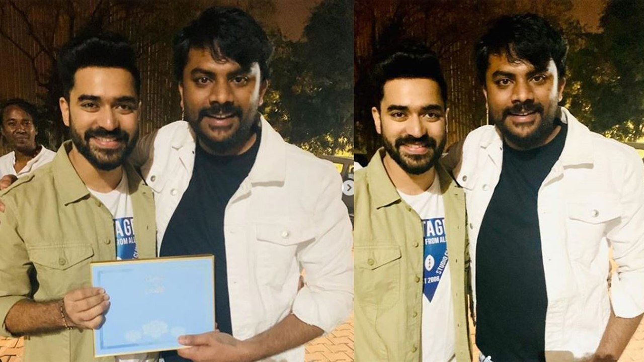Chandan Shetty meets his long time friend Shine...