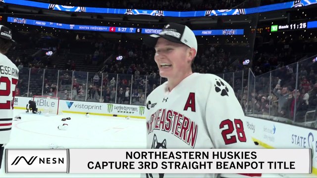 Sights And Sounds: Northeastern Captures 3rd Straight Beanpot