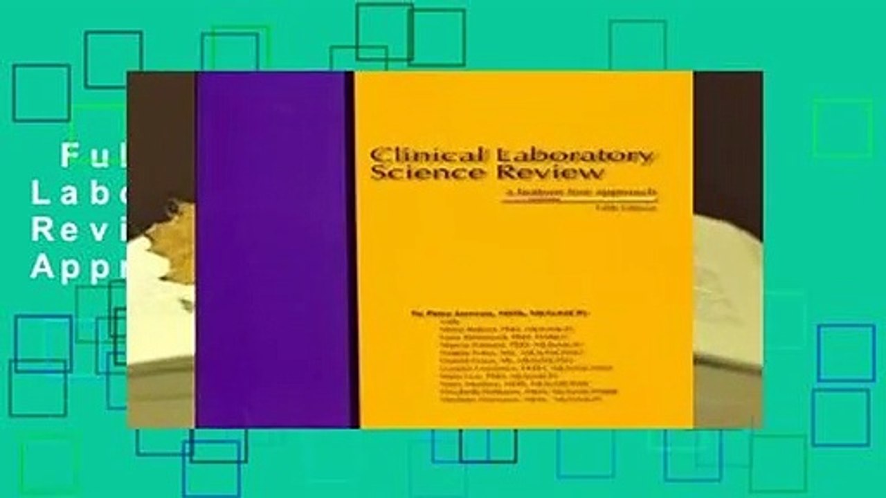 Full version  Clinical Laboratory Science Review: A Bottom Line Approach Complete