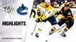 NHL Highlights | Predators @ Canucks 2/10/20