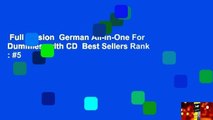 Full version  German All-in-One For Dummies, with CD  Best Sellers Rank : #5