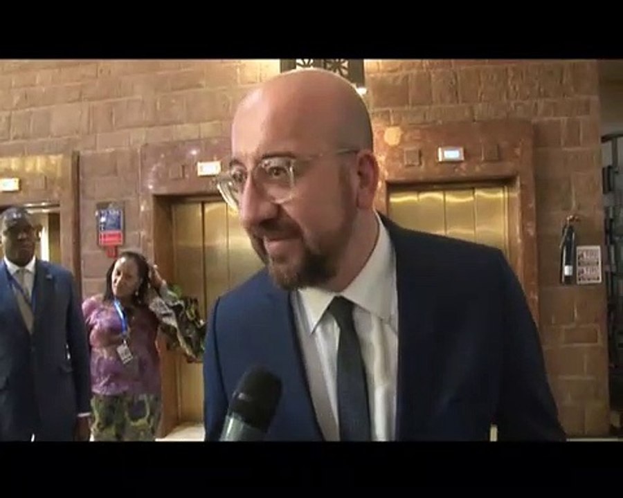 Charles Michel: « Nous voyons qu’il ya un président qui veut améliorer les conditions de la population, il a des projets »