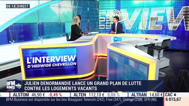 Julien Denormandie (Ministère de la Cohésion des territoires) : Julien Denormandie lance un grand plan de lutte contre les logements vacants - 11/02