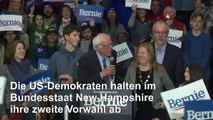 Vorwahl der US-Demokraten geht in New Hampshire in die zweite Runde