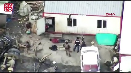 İstanbul'daki 10 numara yağ operasyonları kamerada