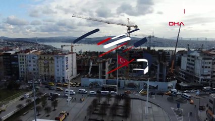 Yeni Atatürk Kültür Merkezi Taksim'de yükselmeye başladı