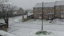 Storm Ciara leaves Derbyshire covered in heavy snow