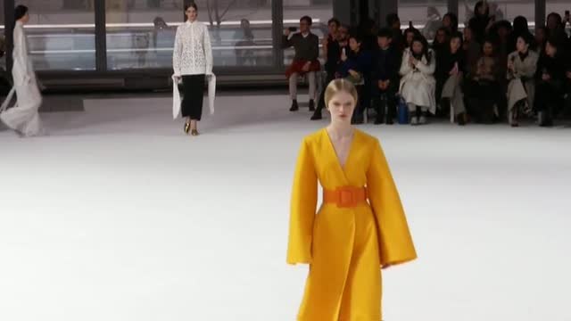 Carolina Herrera presenta su nueva colección otoño-invierno en Nueva York