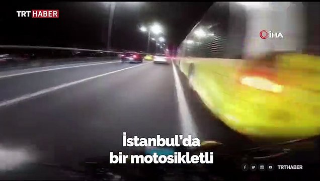'Dur' ihtarına uymadı, motosikletini polislerin üzerine sürdü