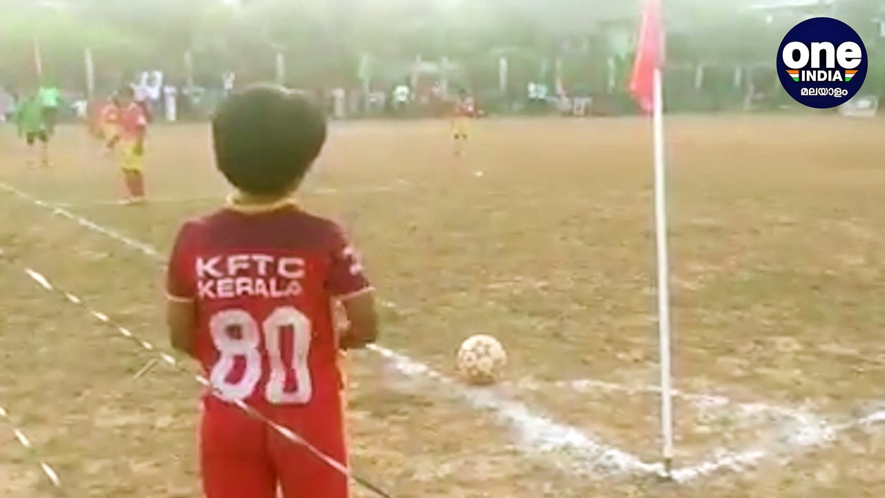 10 Year Old Kid Scored A Goal Direclty From A Corner Kick | Oneindia Malayalam
