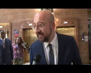 Les impressions de charles Michel, Président du conseil européen après sa rencontre avec le Président de la République Félix Tshisekedi.