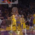 Kyle Kuzma makes wild circus shot