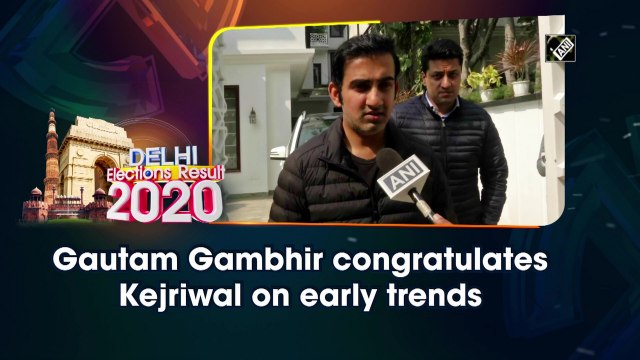 Delhi election results: Gautam Gambhir congratulates Kejriwal on early trends
