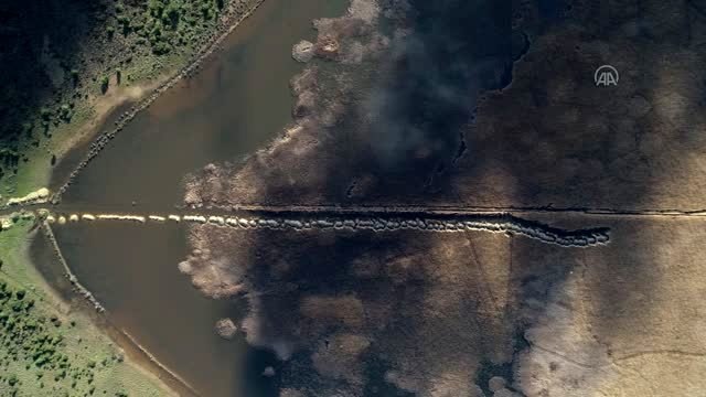 Kuruma tehlikesi bulunan göldeki kanallar kapatılıyor