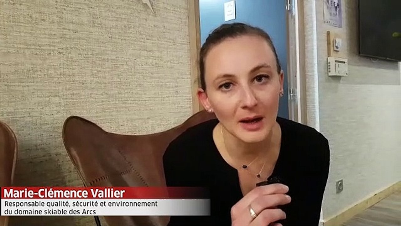 La station des Arcs  à la recherche du flocon vert