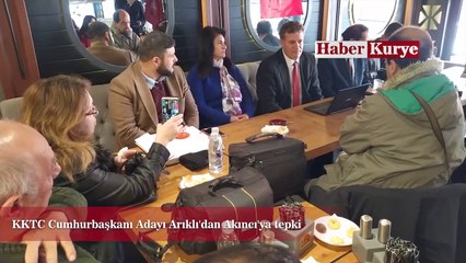 KKTC Cumhurbaşkanı Adayı Arıklı'dan Akıncı'ya tepki