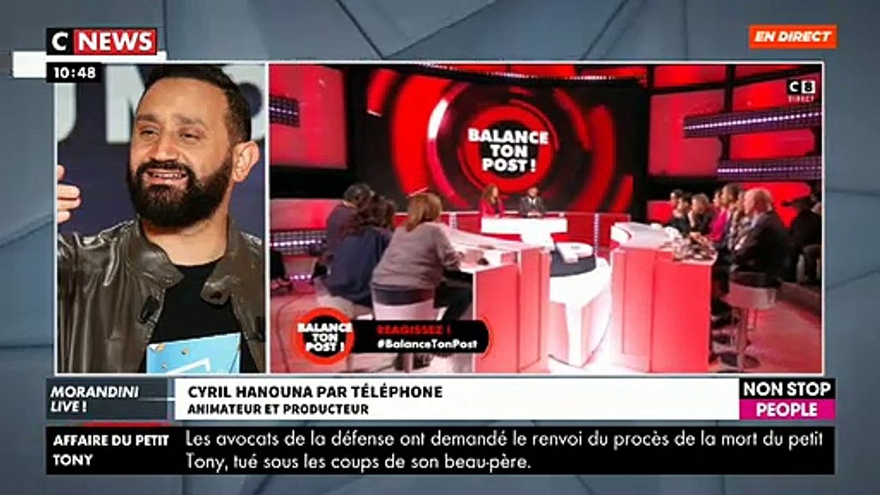 EXCLU - Cyril Hanouna dans "Morandini Live" ferme la porte "pour l'instant" à sa candidature à la Présidentielle en 2022 face à Emmanuel Macron et Marine Le Pen